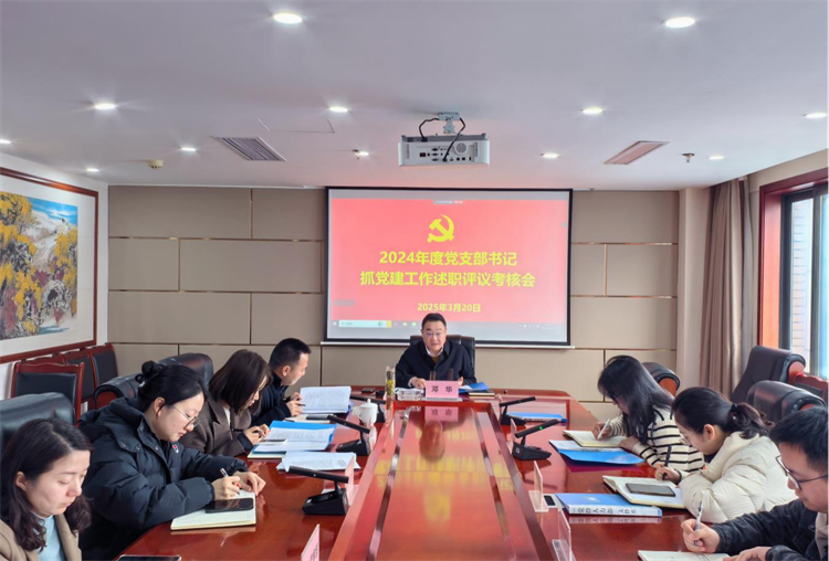 集團公司召開2024年度黨支部書記抓黨建工作述職評議會